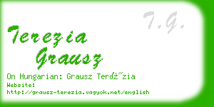 terezia grausz business card